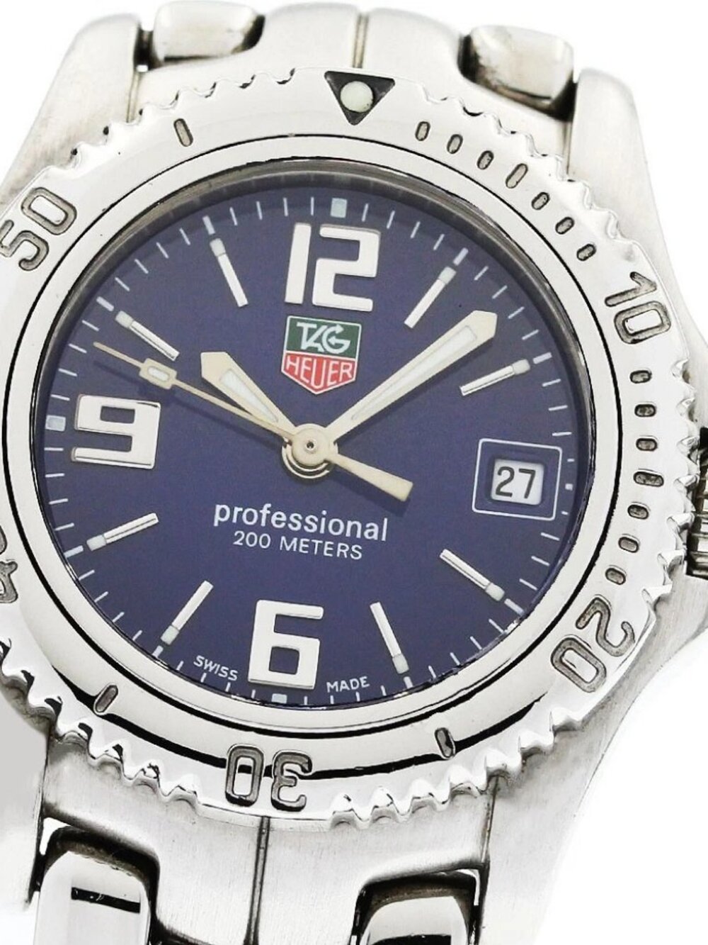 TAG HEUER Link WT1413 Date Blue Dial Quartz Ladies Watch